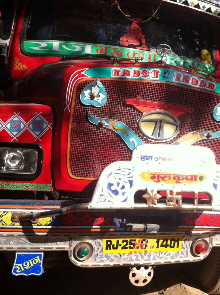 No doubt there are whole books devoted to decorated Indian trucks