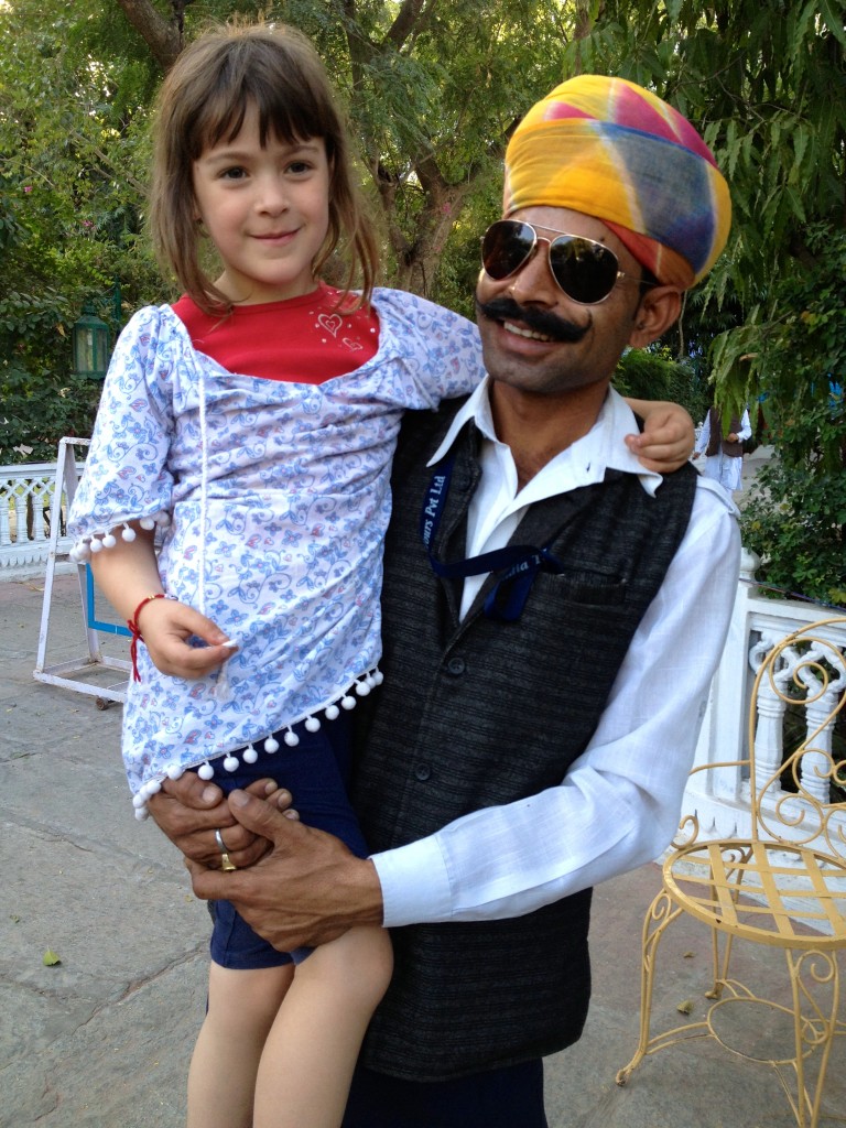 Prakash especially adored Audrey - his 'beautiful daughter'